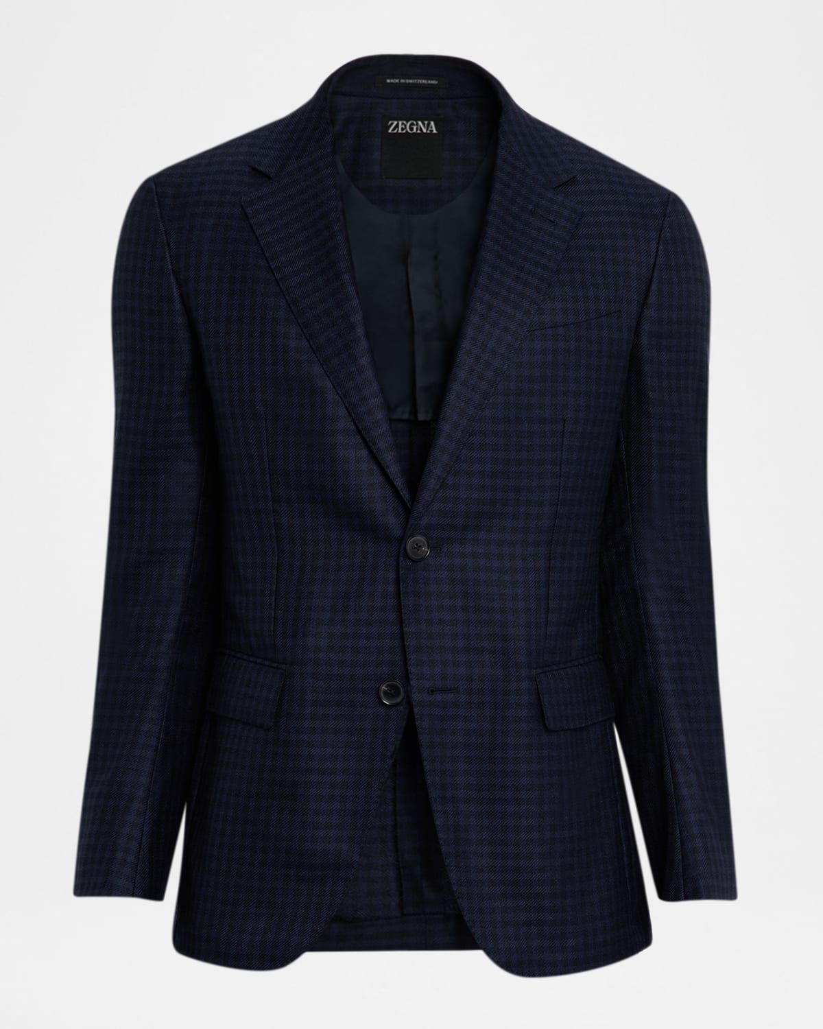 Men & apos;s Cashmere and Silk Tonal Check Sport Coat