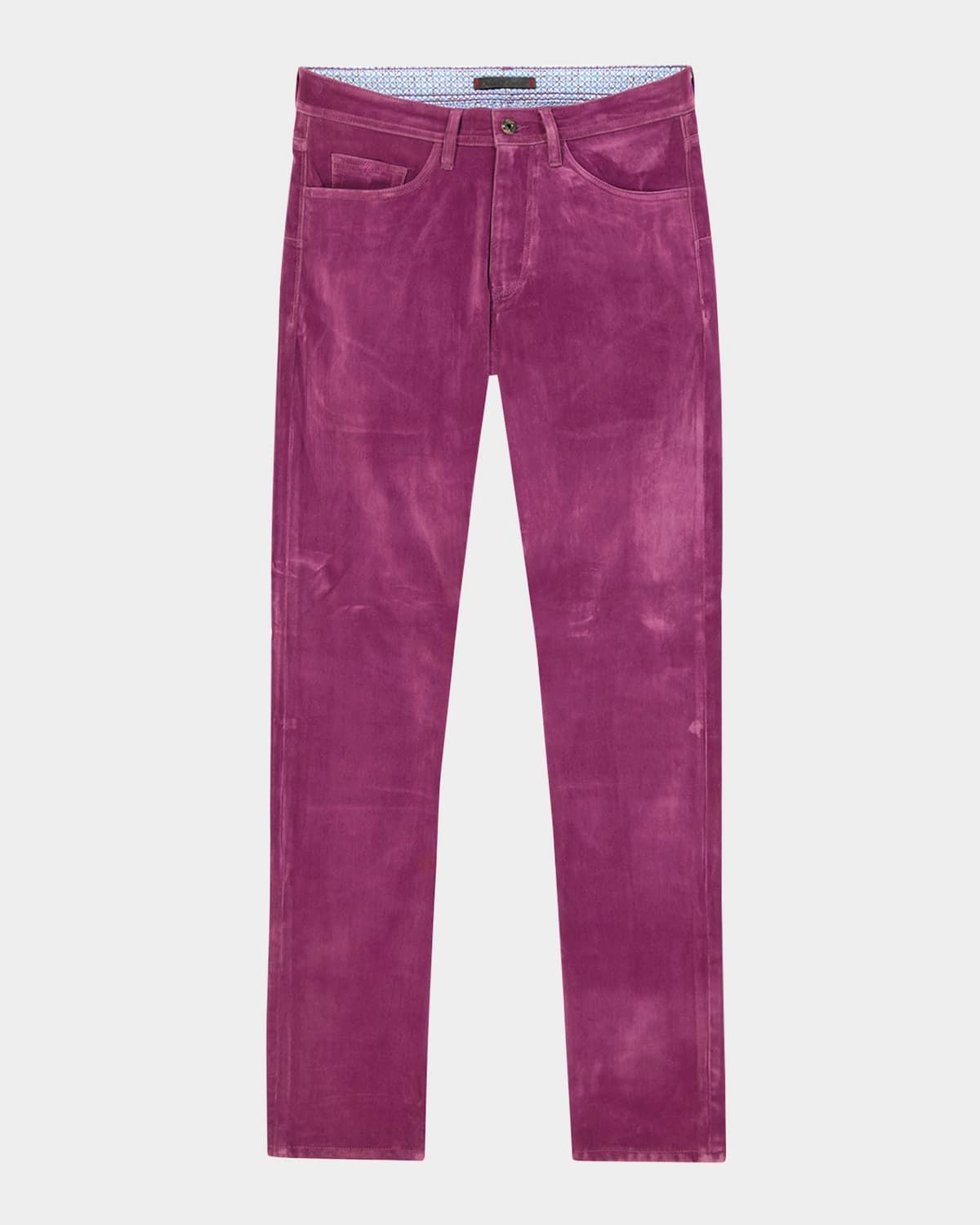 Men & apos;s Celestial Velvety Slim Five-Pocket Pants