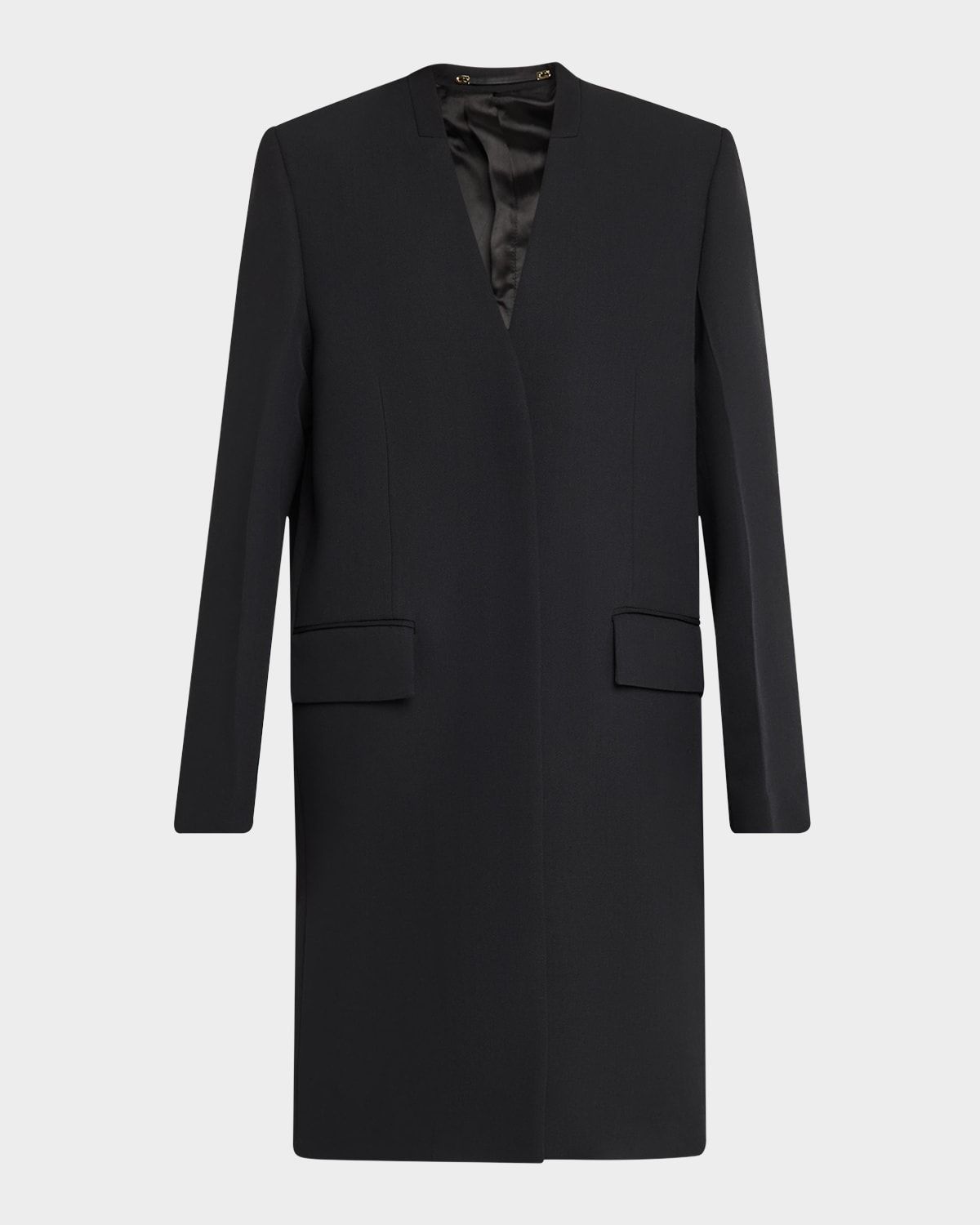Deep Pleat Oversized Coat