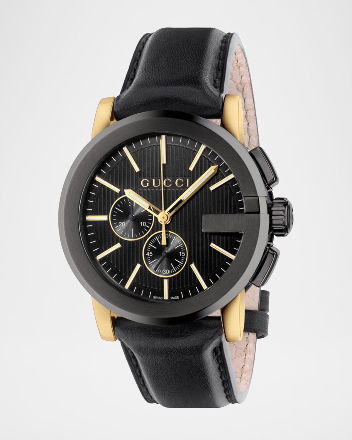 44mm G-Chrono Leather Watch