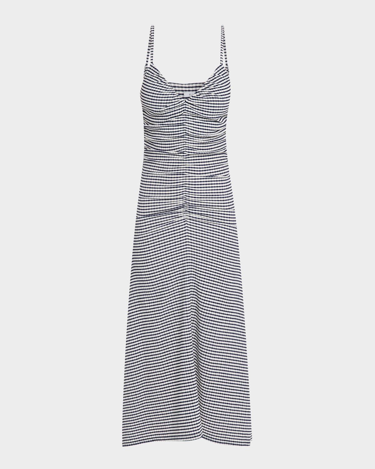 Mari Gingham Midi Dress