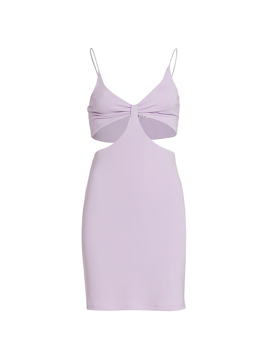 Women's Havana Sleeveless Cut Out Minidress - Lavender - Size 10