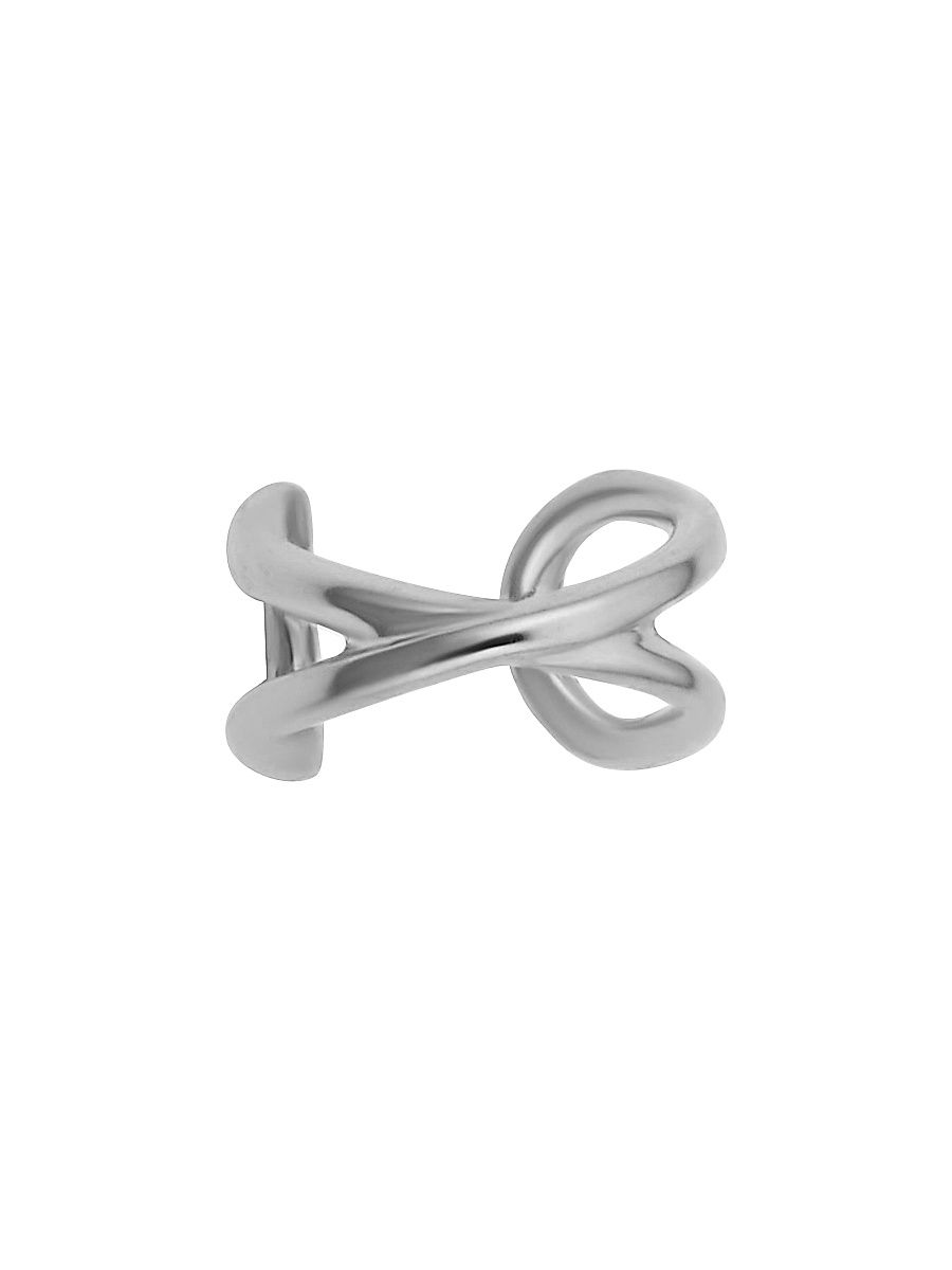 Women's 14K White Gold West Side Ear Cuff - White Gold