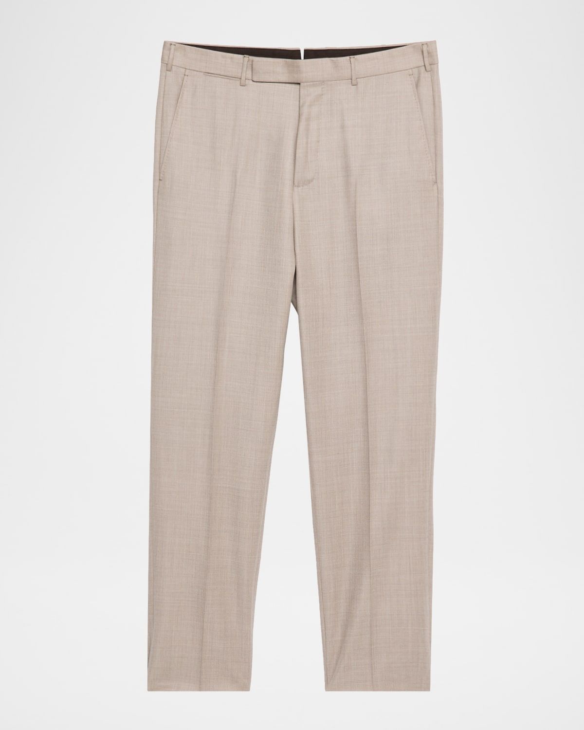 Men & apos;s Cavalry Twill Sharkskin Flat-Front Trousers