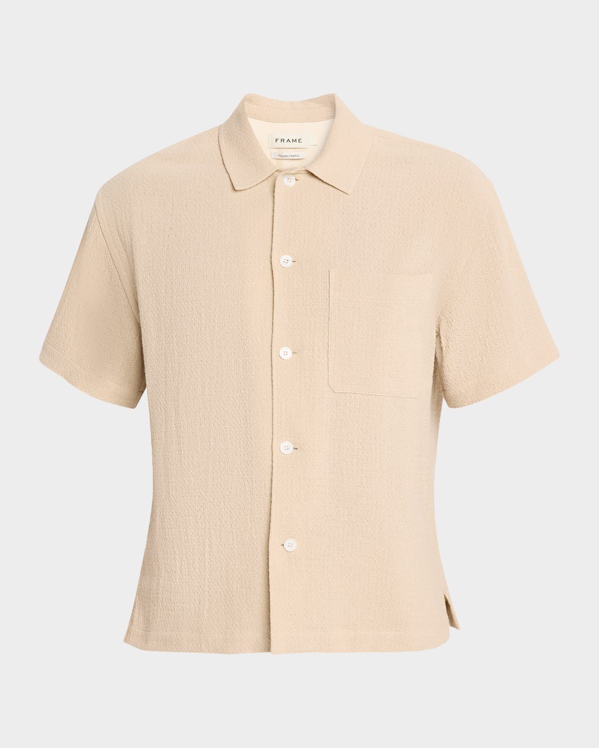 Men & apos;s Textured Short-Sleeve Shirt