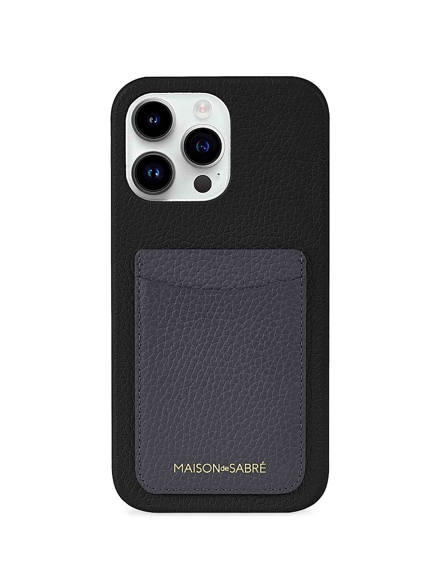 Card Phone Case (iPhone 14 Pro Max) - Graphite Caviar