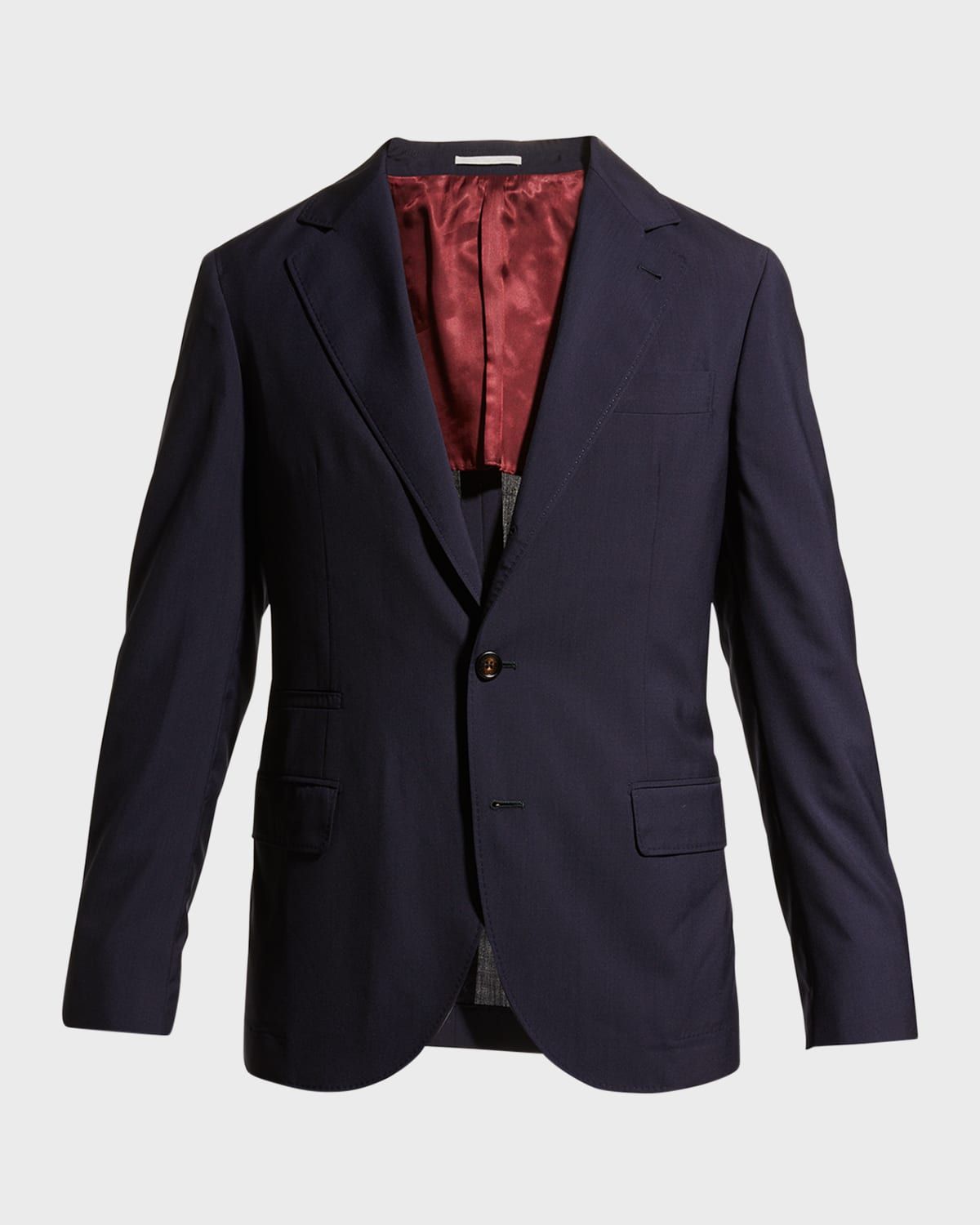 Men & apos;s Super 150s Lightweight Wool and Silk Blazer