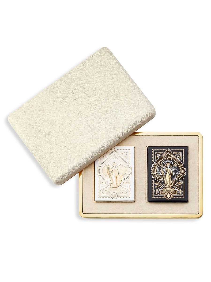 Shagreen Card Case - Cream