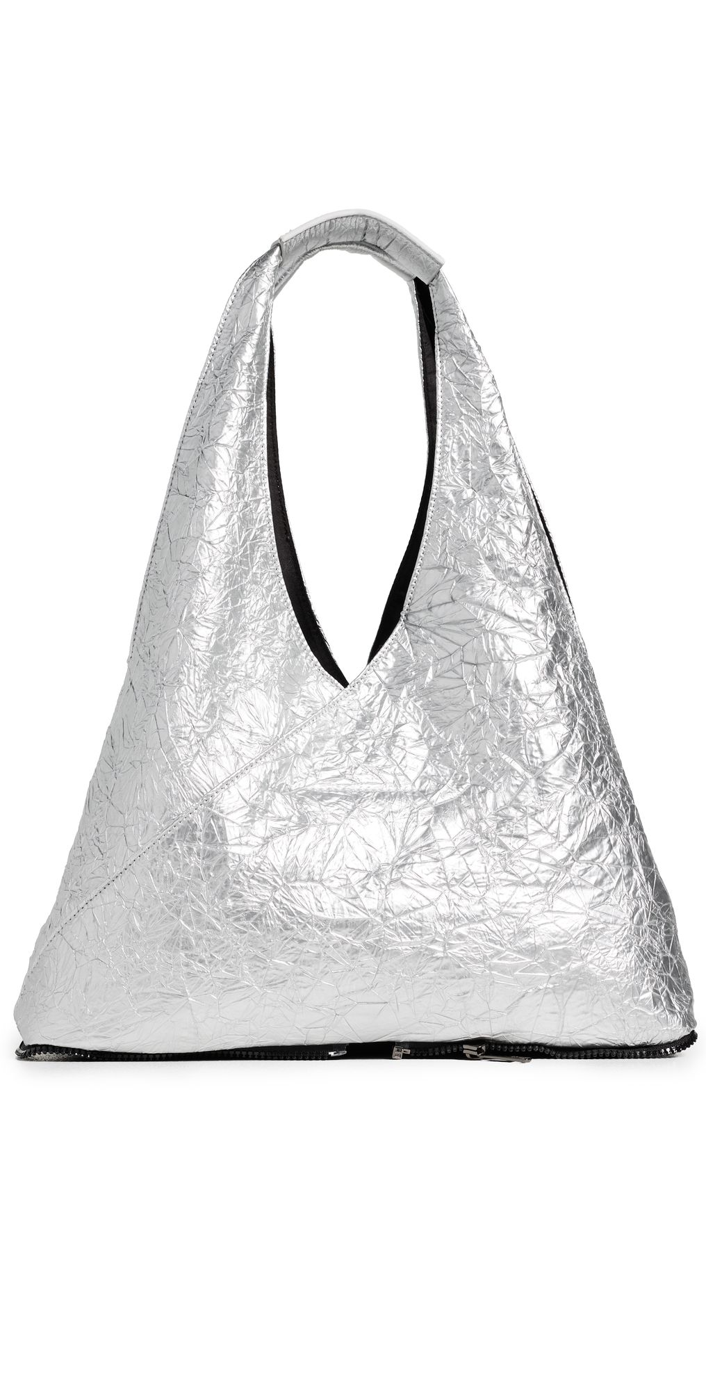 MM6 Maison Margiela Japanese Zip Around Pouch Black/Silver One Size