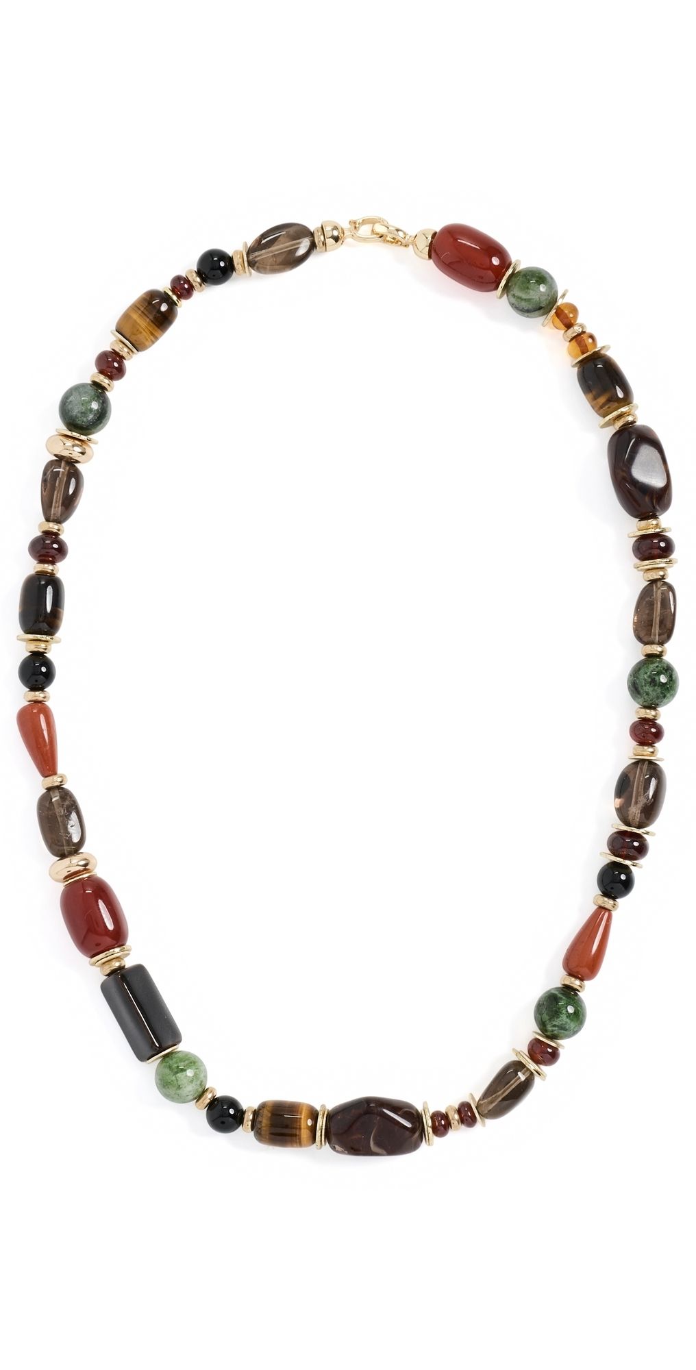 SHASHI Jamila Necklace Brown One Size