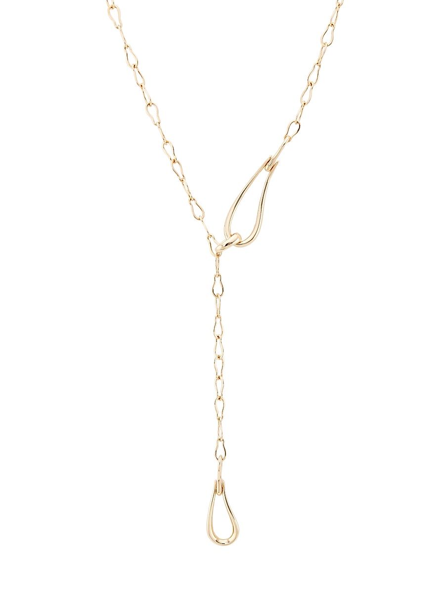 Women's Fantina 18K Rose Gold Lariat Necklace - Rose Gold