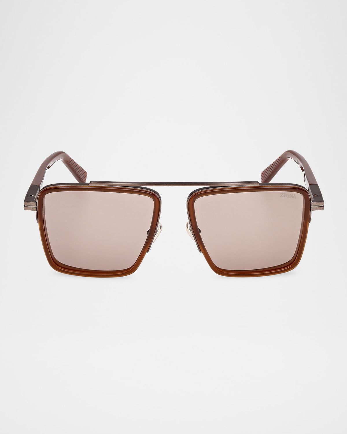 Men & apos;s Metal Square Sunglasses