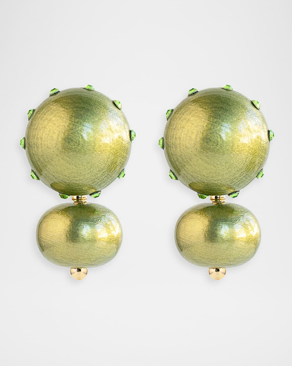 Livia Lime Twist Earrings