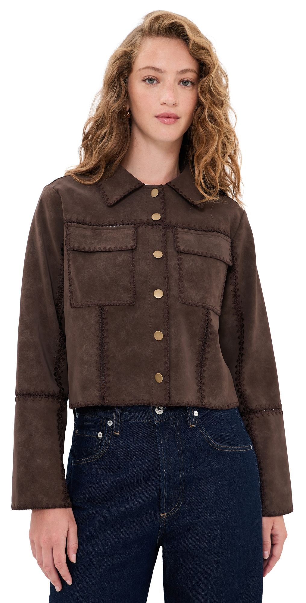 En Saison Pauline Jacket Dark Brown L