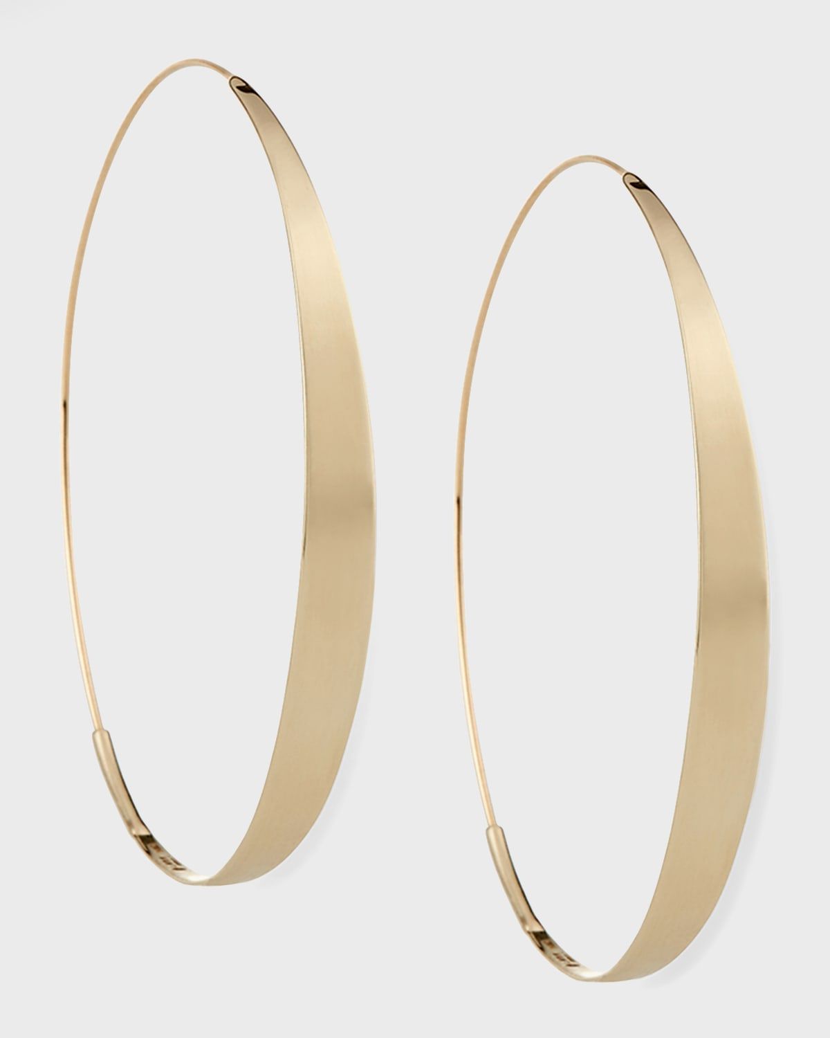 14K Gold Bond XL Glam Magic Hoop Earrings