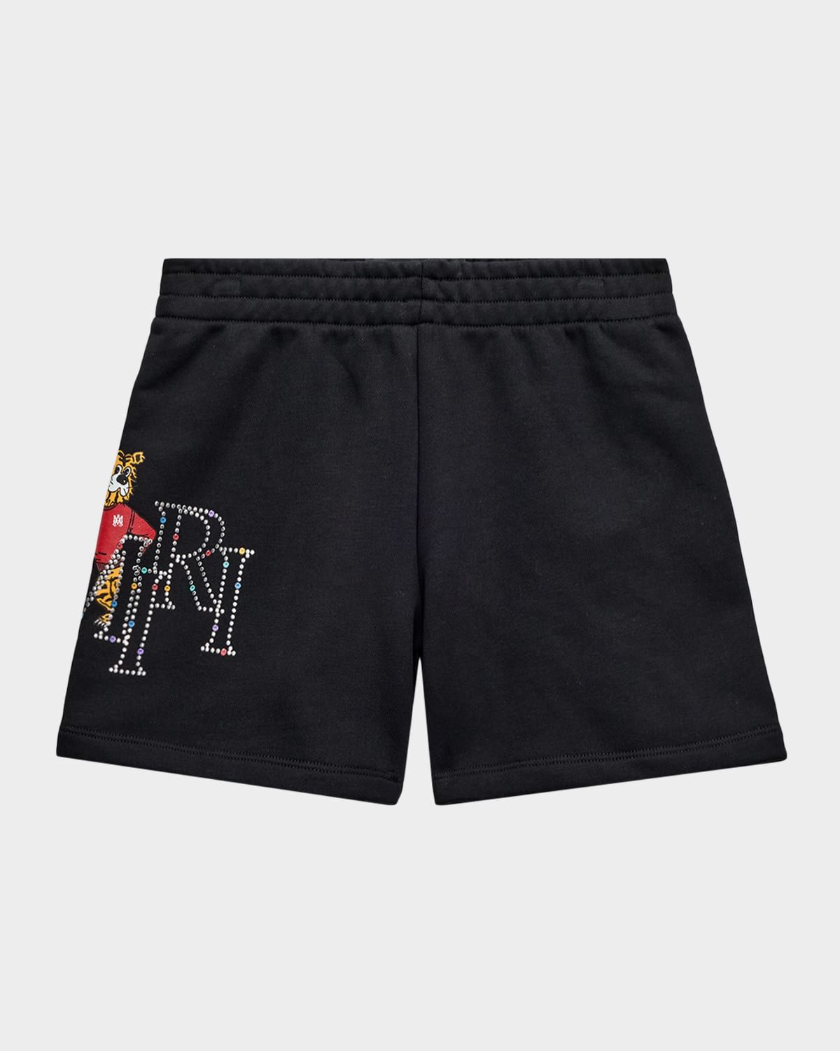 Kid & apos;s Amiri Tiger Sweatshorts, Size 4-12