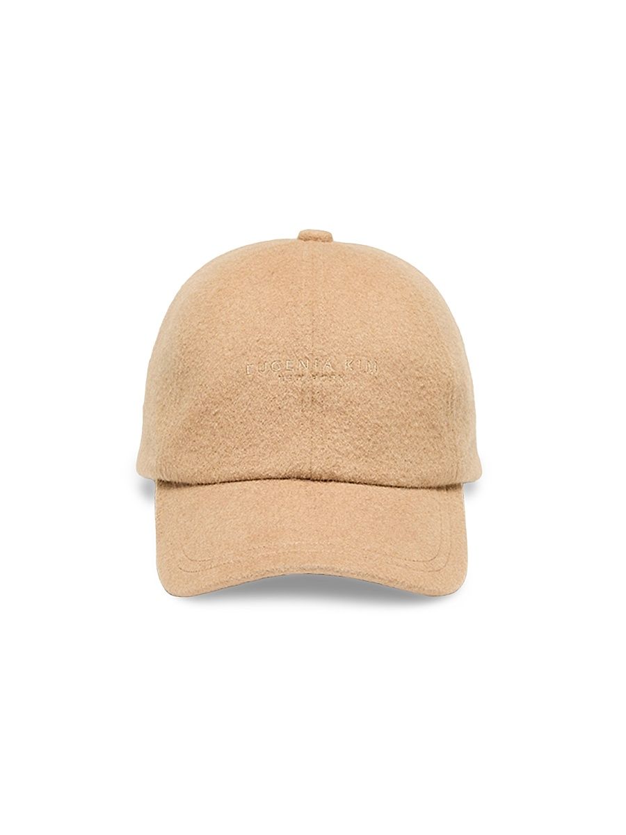 Women's Lo Logo-Embroidered Baseball Cap - Camel