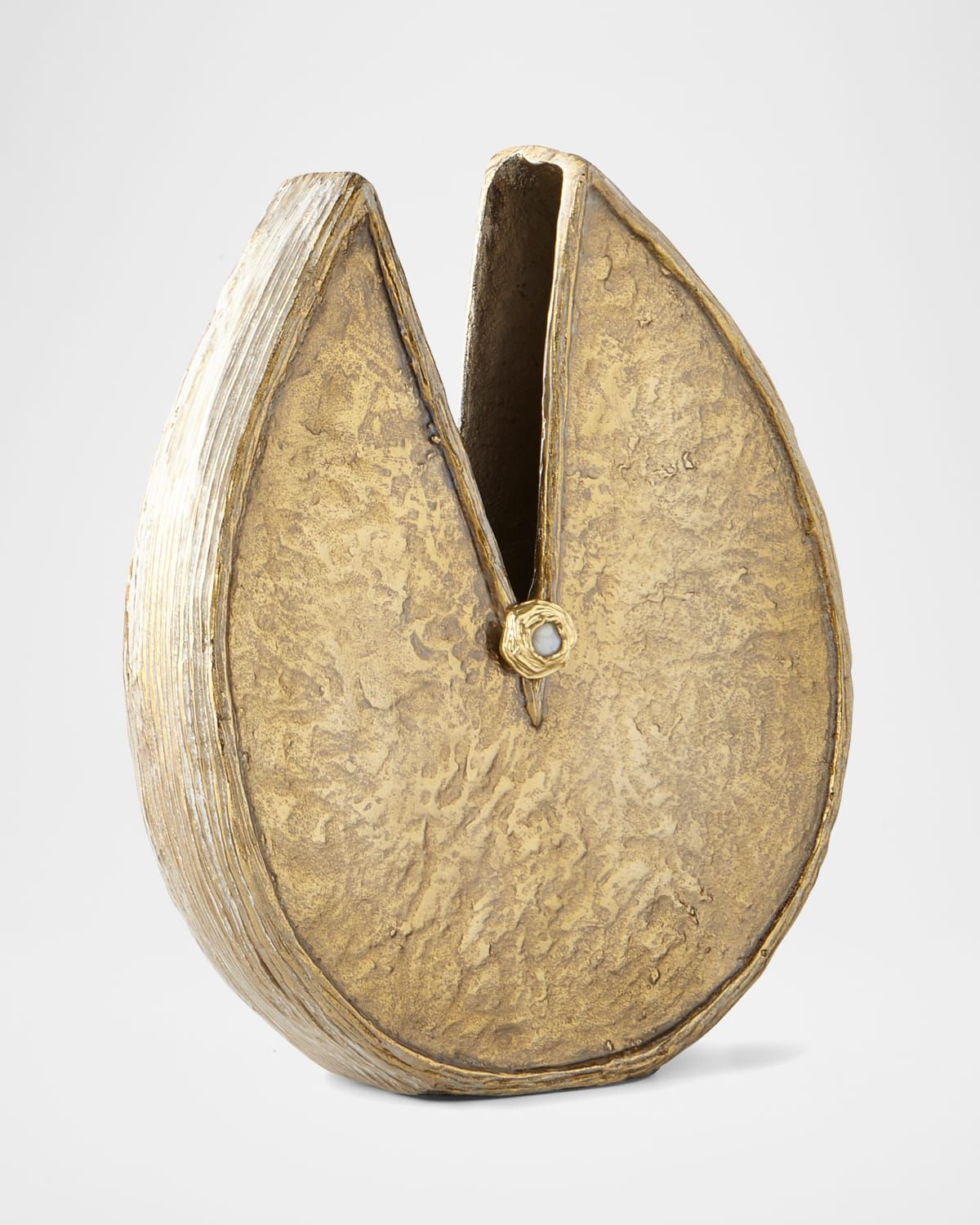 Silver and Gold Enameled Vase I