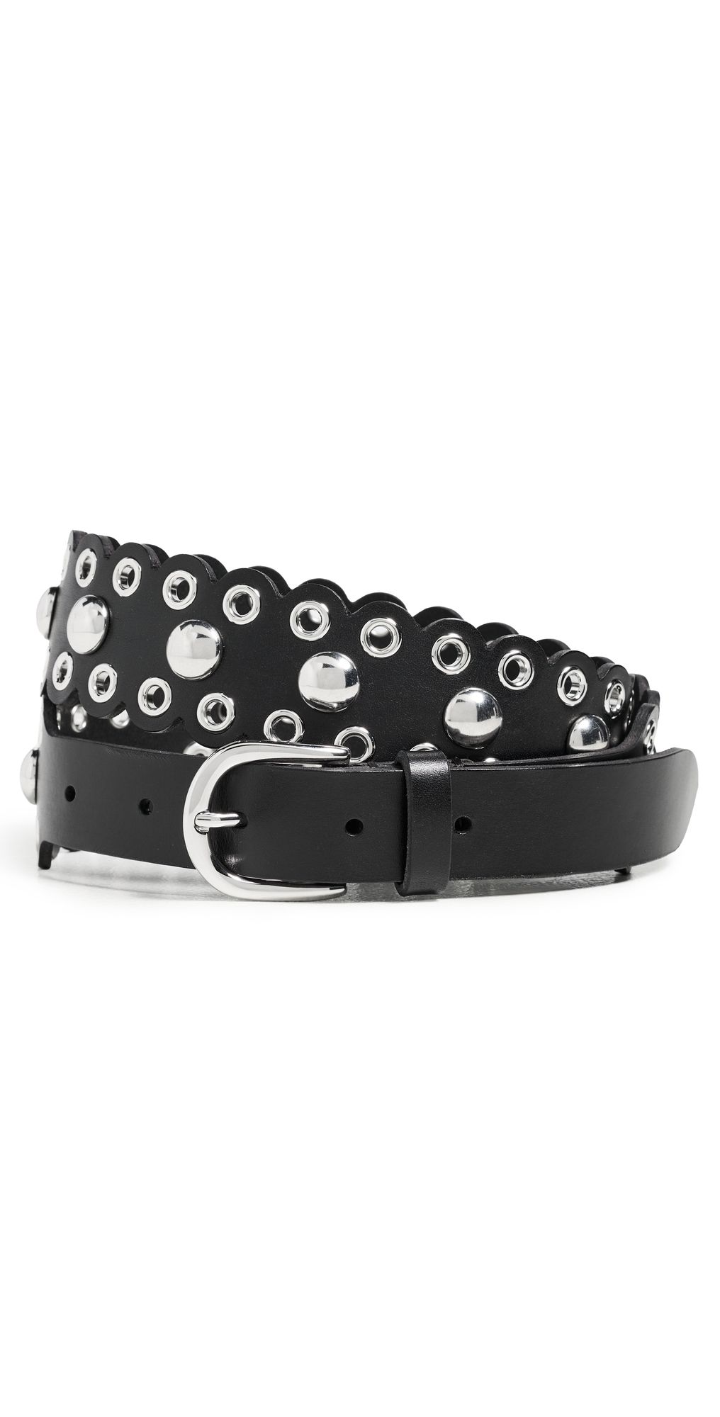 Isabel Marant Zalla Belt Black/Silver 85