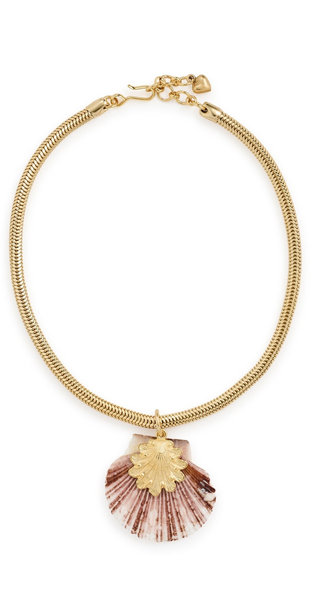 Brinker + Eliza Oceana Necklace Gold/Shell One Size