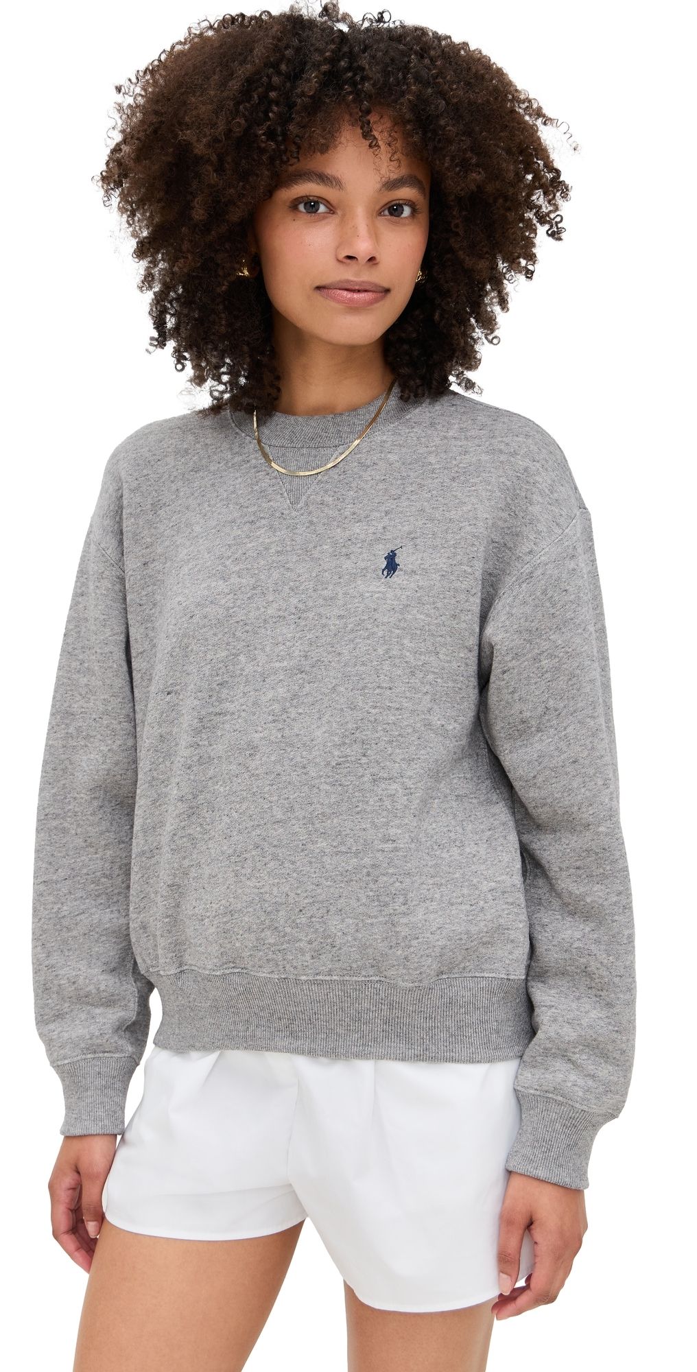 Polo Ralph Lauren Crew Neck Sweatshirt Grey Heather L