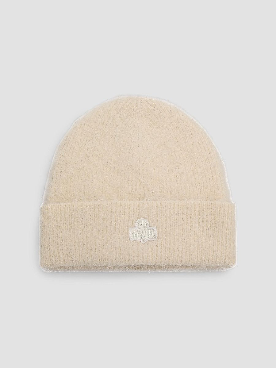 Isabel Marant Women's Peeta Baby Alpaca-Blend Beanie - Ecru