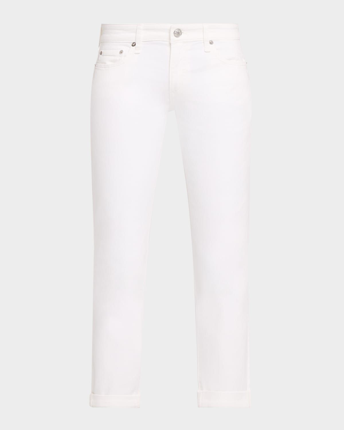 Dre Low-Rise Slim Boyfriend Jeans