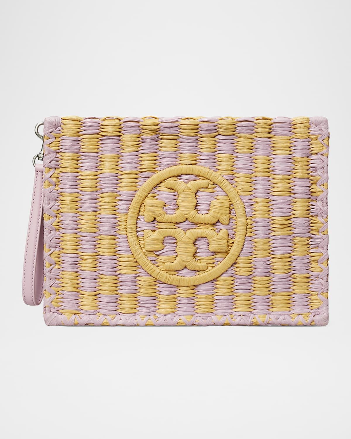 Ella Straw Pouch Wristlet
