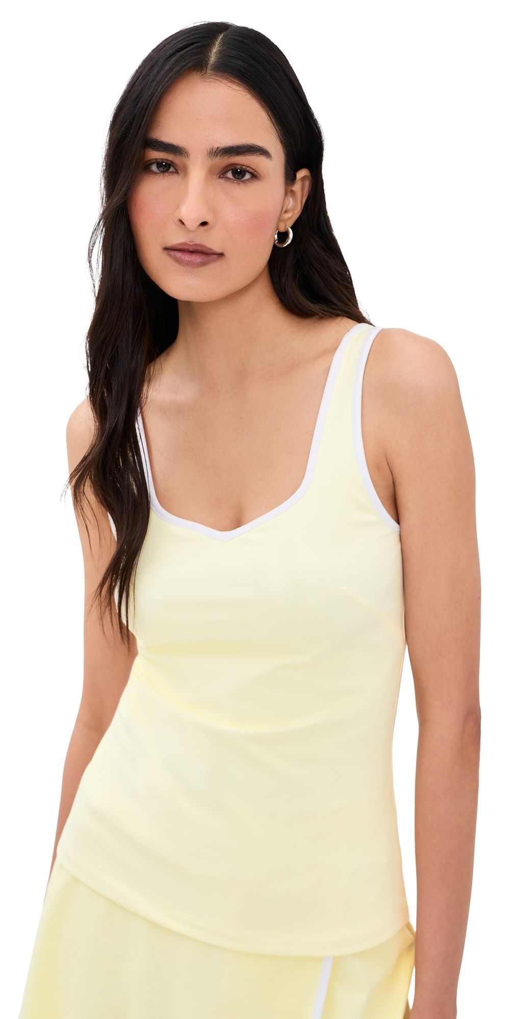 Sweaty Betty Pro Racket Power Tank Top Butterscotch Yellow L