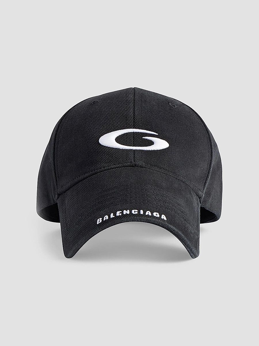Balenciaga Men's Loop Sports Icon Cap - Black - Size Small