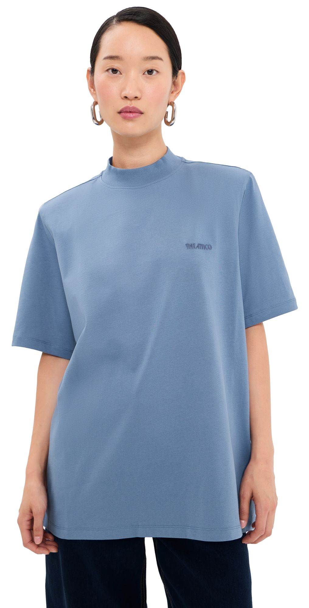 The Attico T-shirt Avio Blue 38