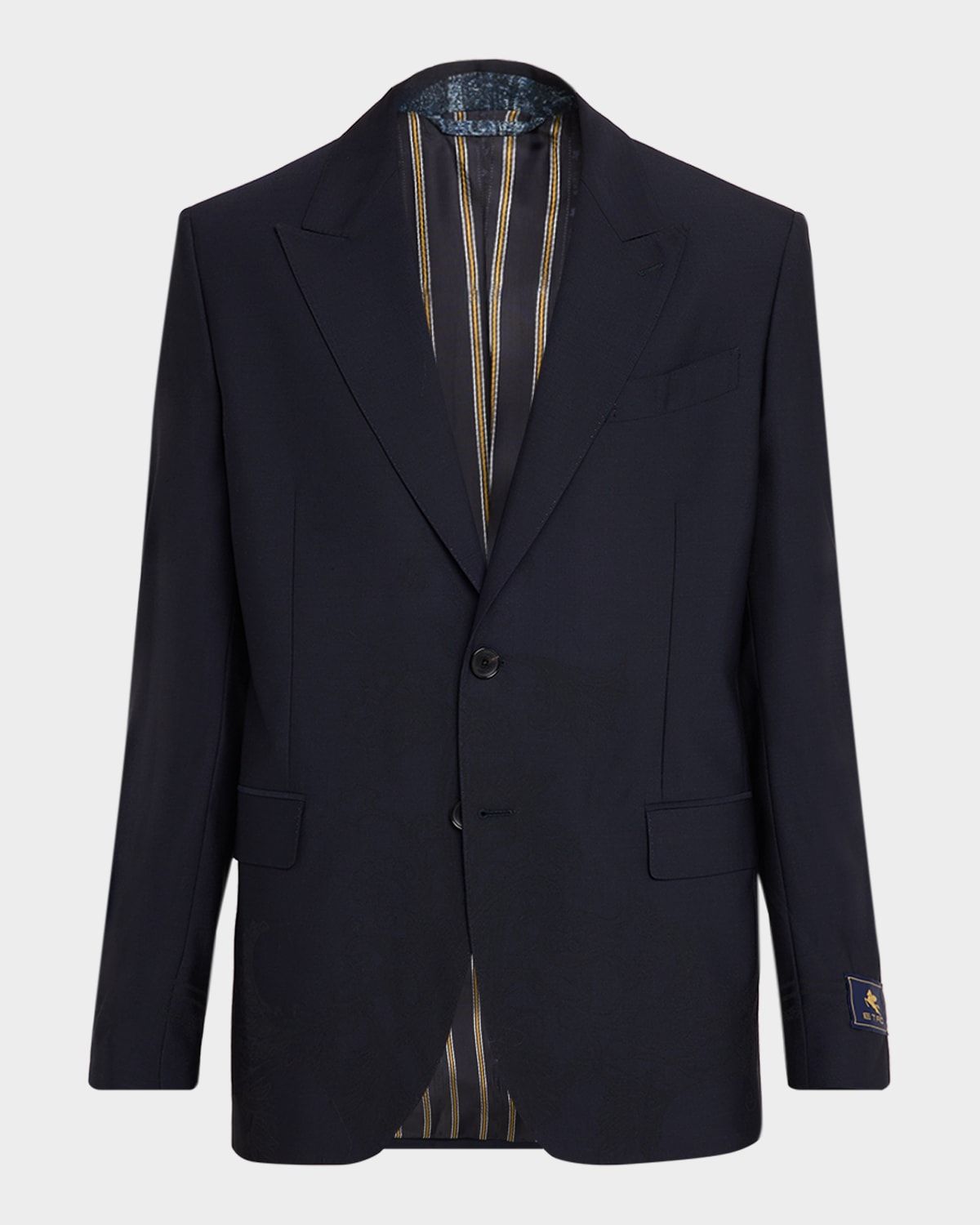Peak Lapel Wool Sportcoat