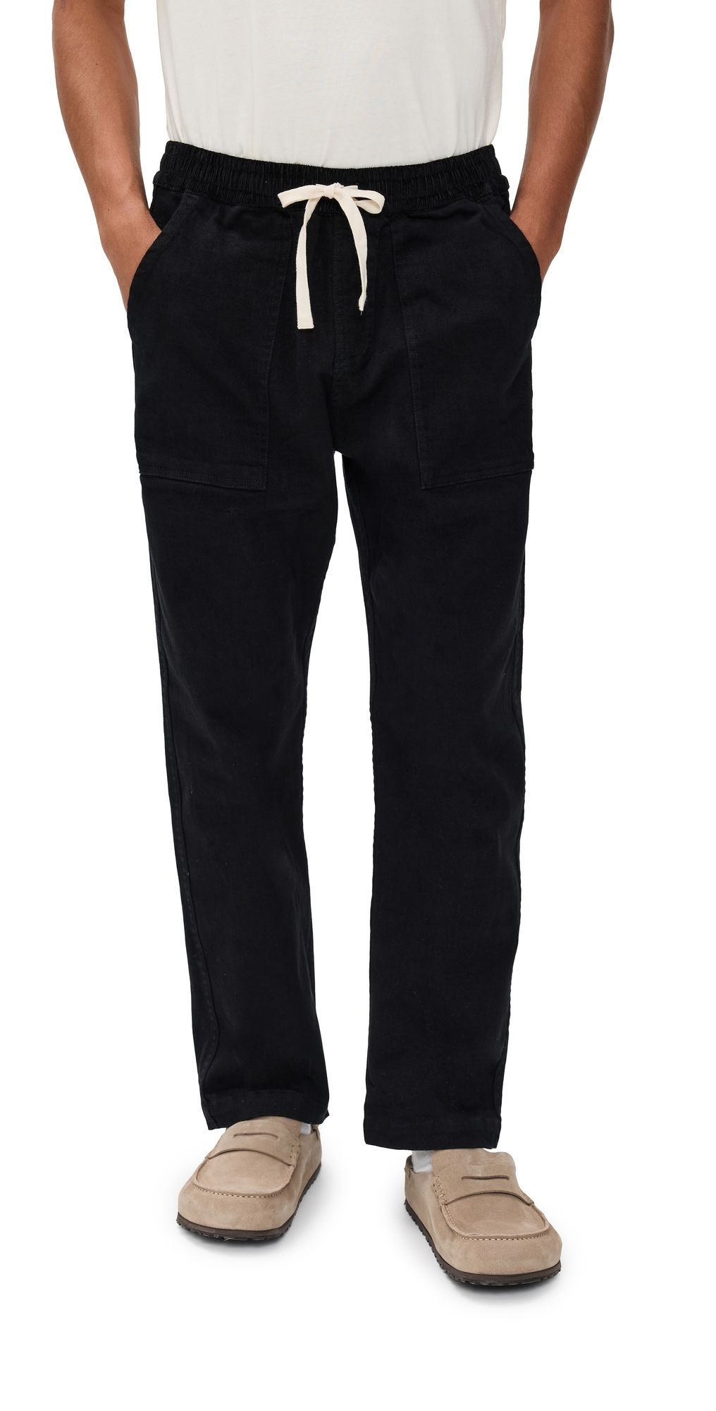 McTavish Brushed Twill Pants Black 34