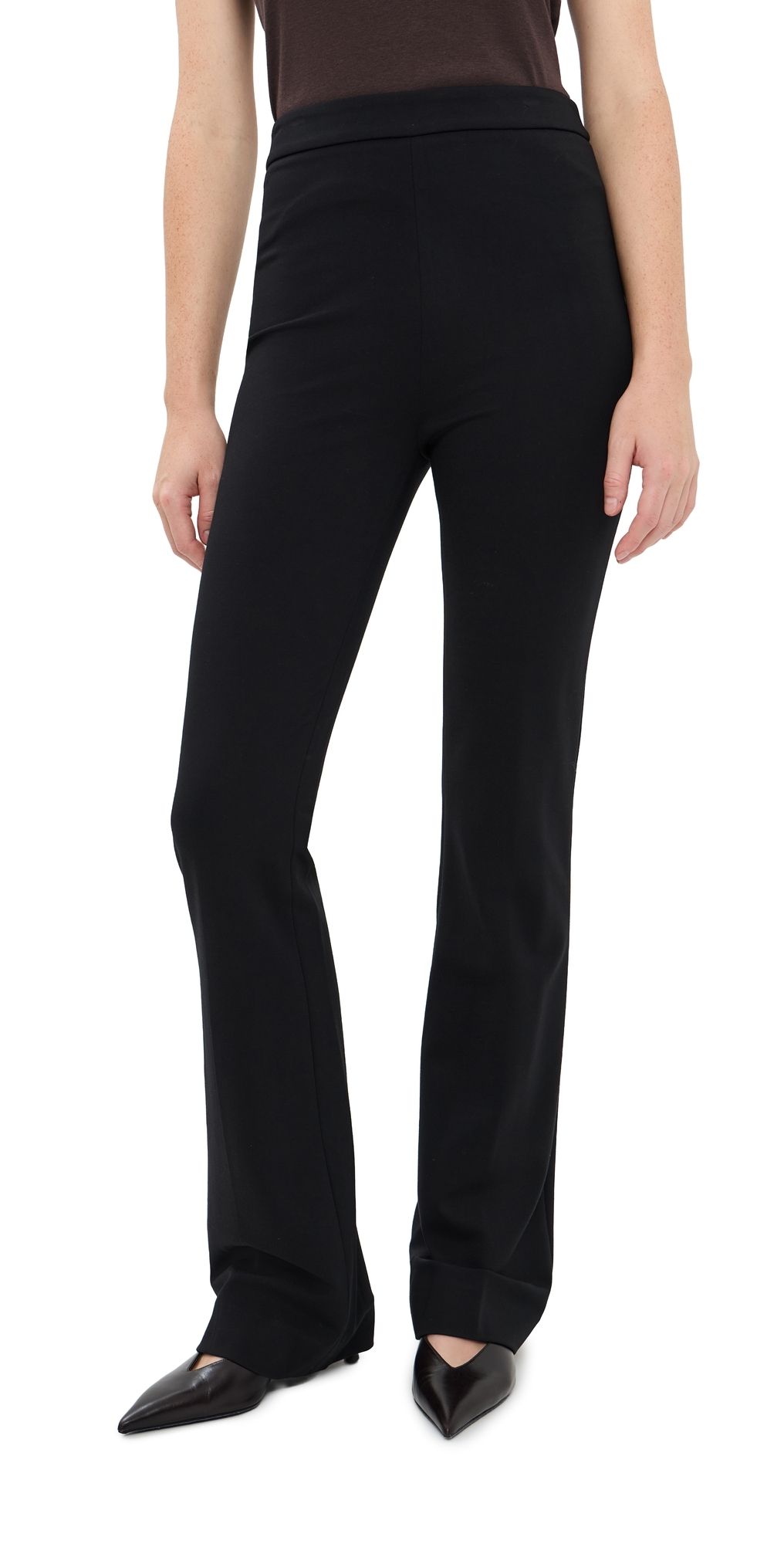 Veronica Beard Zip-Back Gracie Pants Black 14