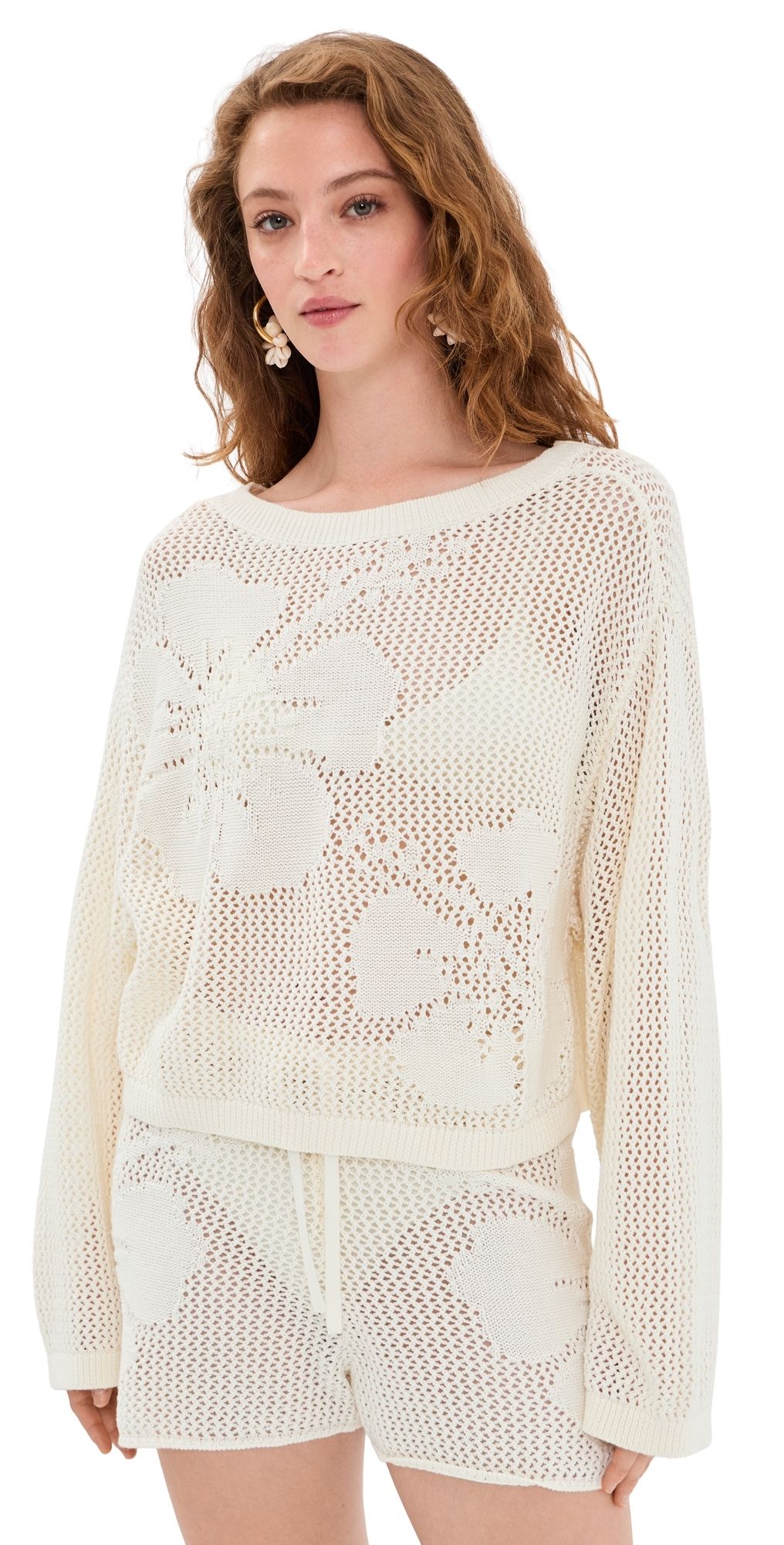 LSPACE Island Time Sweater Cream XL