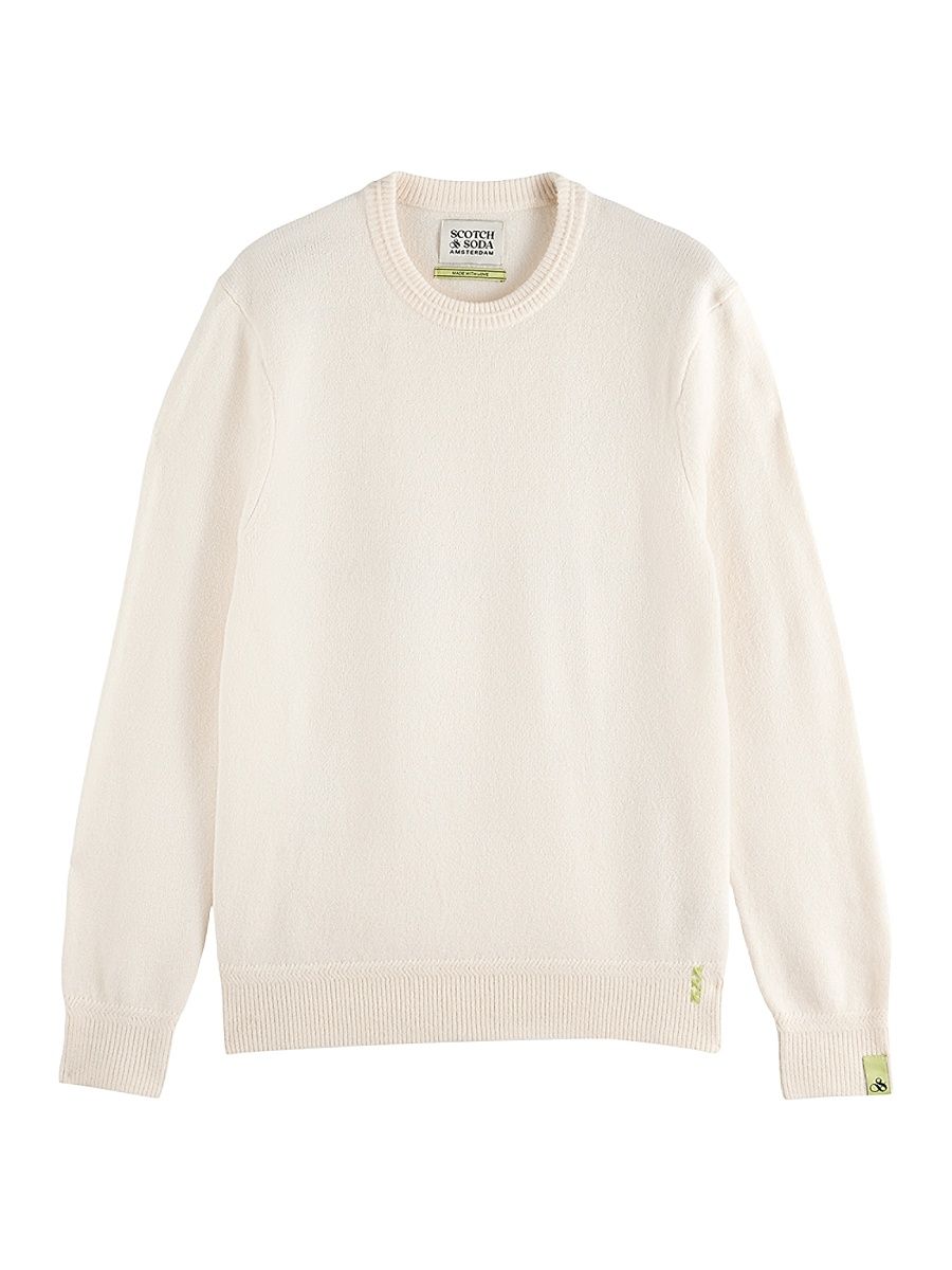 Men's Knit Crewneck Sweater - Eggnog - Size XXL