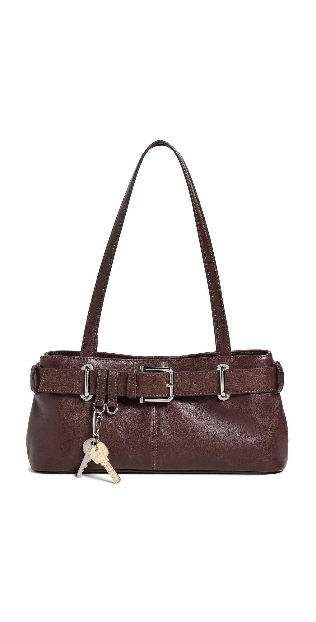 OSOI Shoulder Brocle Mini Bag Polish Wood One Size