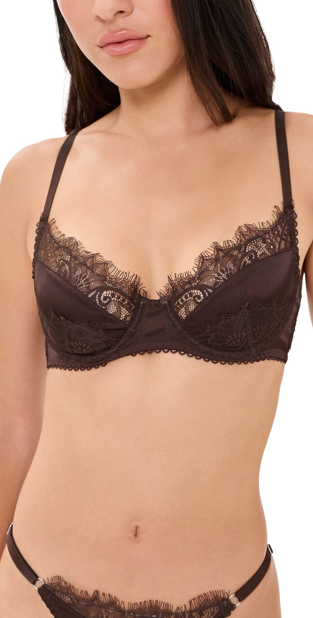 Kat the Label Rae Underwire Bra Espresso L