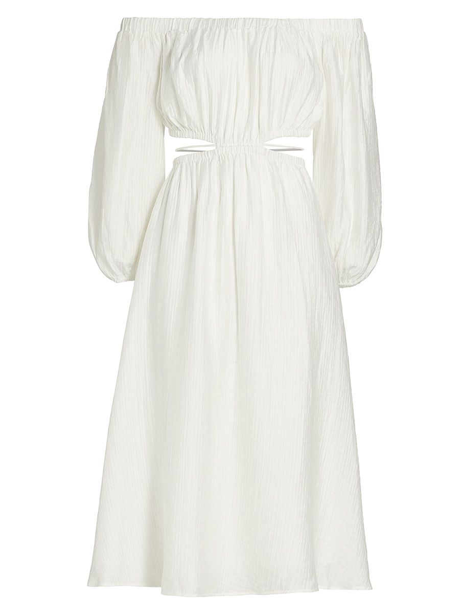 Women's Cassian Cut-out Maxi Dress - White - Size Small