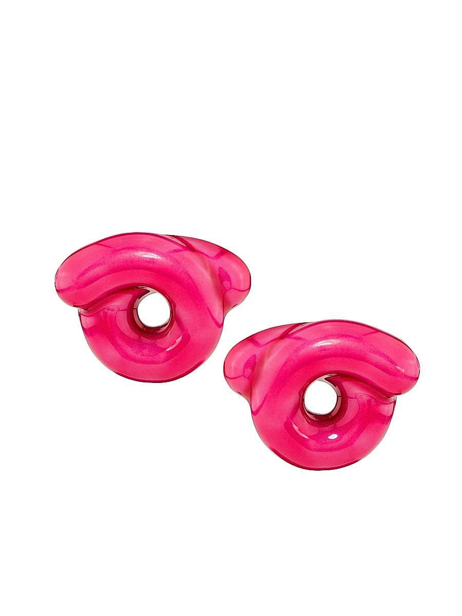 Women's Tarallo Sterling Silver & Pink Enamel Stud Earrings - Pink