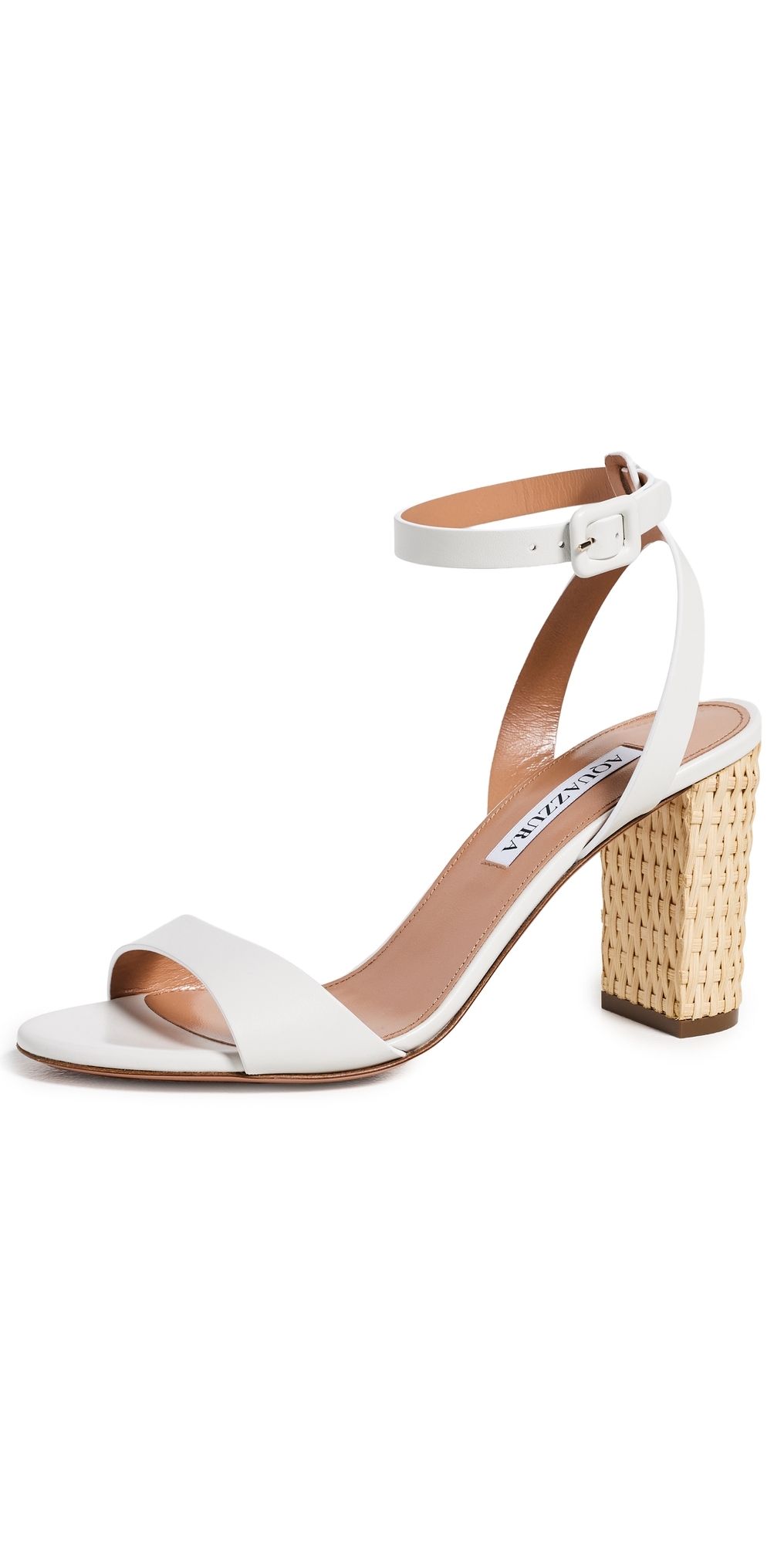 Aquazzura Sunseeker Sandals White 37