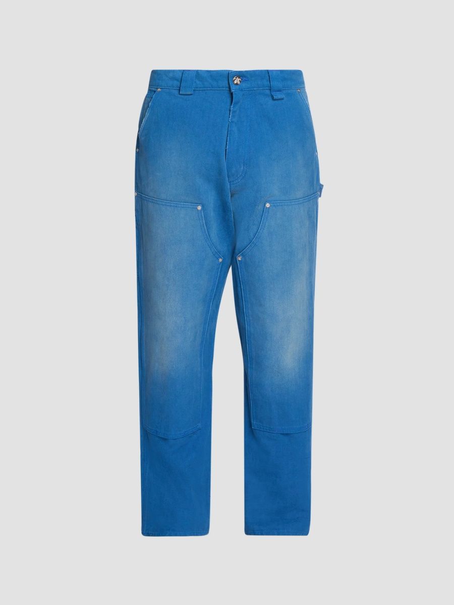 Willy Chavarria Men's Workwear Carpenter Jeans - Blue - Size 38