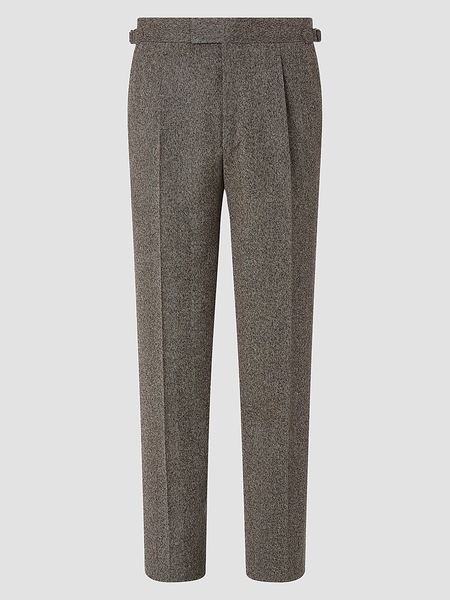 ZEGNA Men's Cashmere Pants - Light Taupe - Size 44