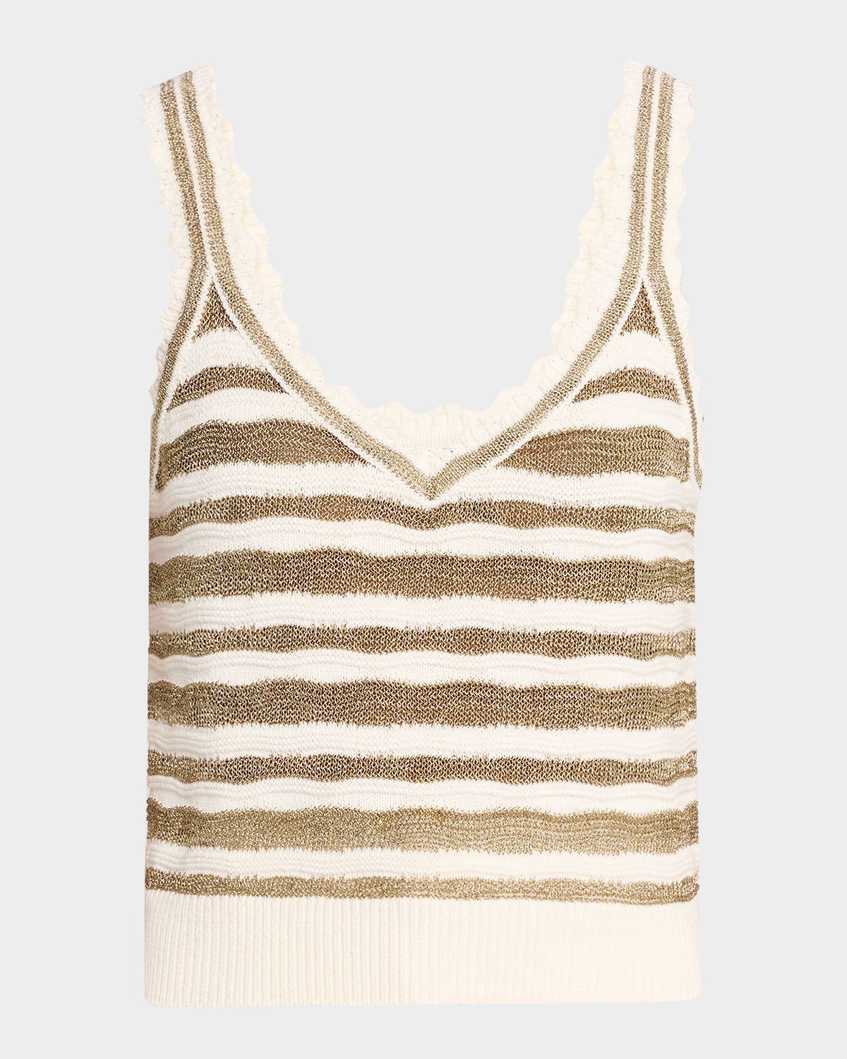 Binetto Stripe Knit Tank Top