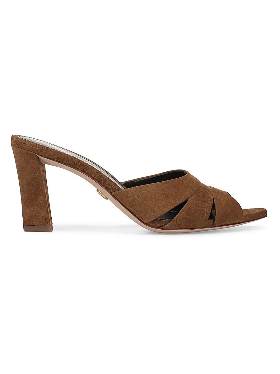 Women's Cassiel 75MM Suede Sandals - Hazelwood - Size 10