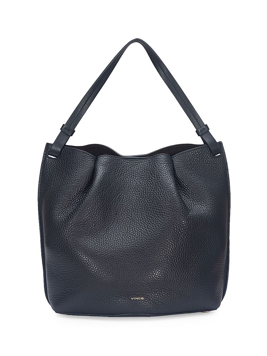 Women's Mia Croc-Embossed Leather Tote Bag - Black