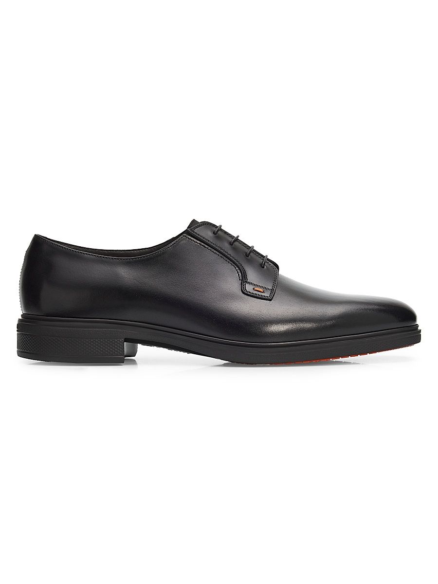 Men's Easy Revolve Leather Oxfords - Black - Size 12