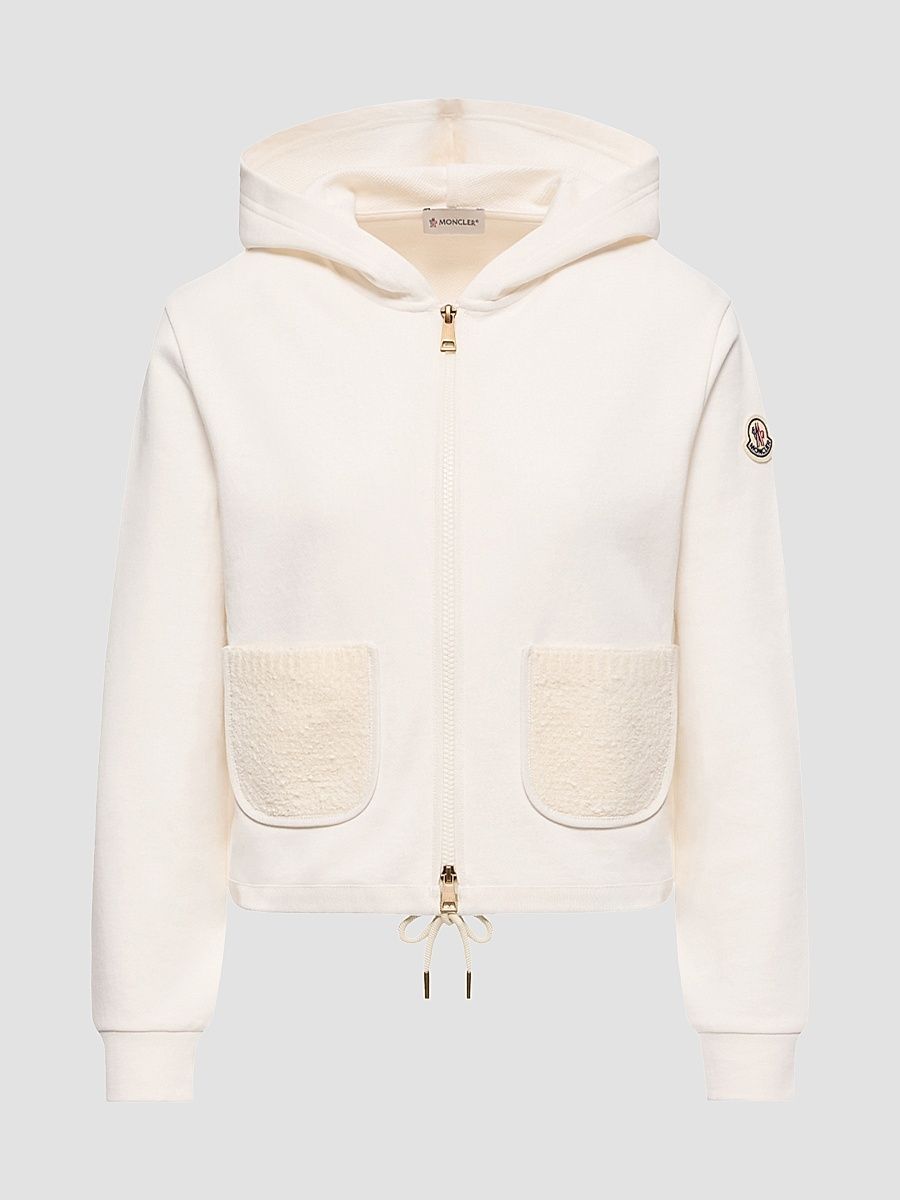 Women's Sweatshirt in Cotton Blend - Beige - Size XL