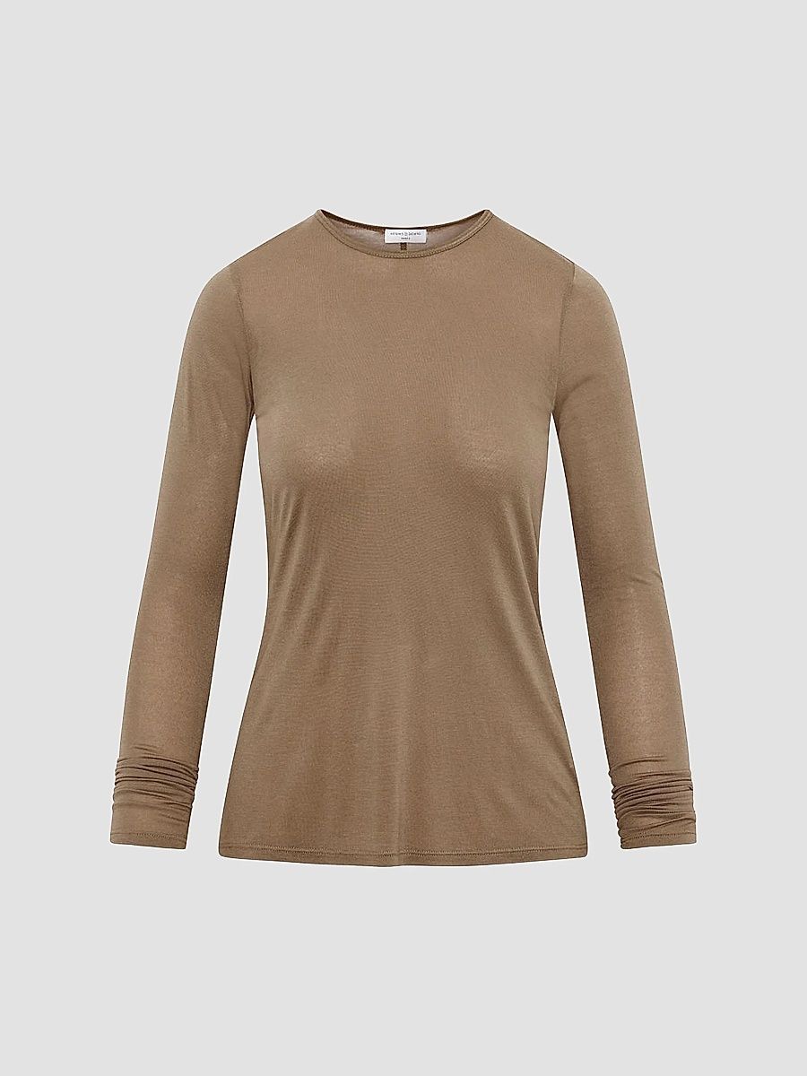 Artemis Diciero Women's Dasha Long-Sleeve Top - Olive - Size Small