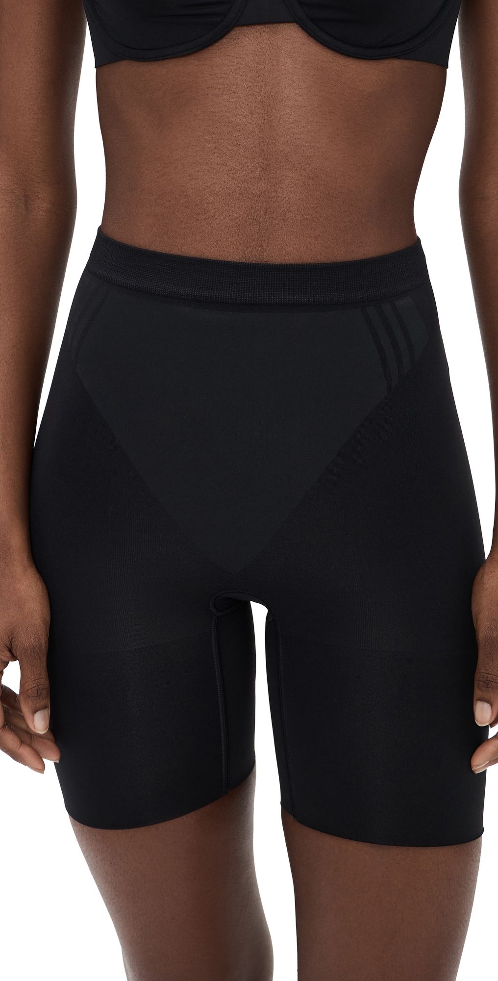 SPANX SPANXsculpt GoFigure Mid Thigh Shorts Very Black XS